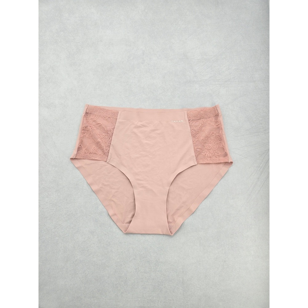 Tahari Pink Lace Dainty Whimsy Boho Goth Fairy Coquette Bridal Panties Large